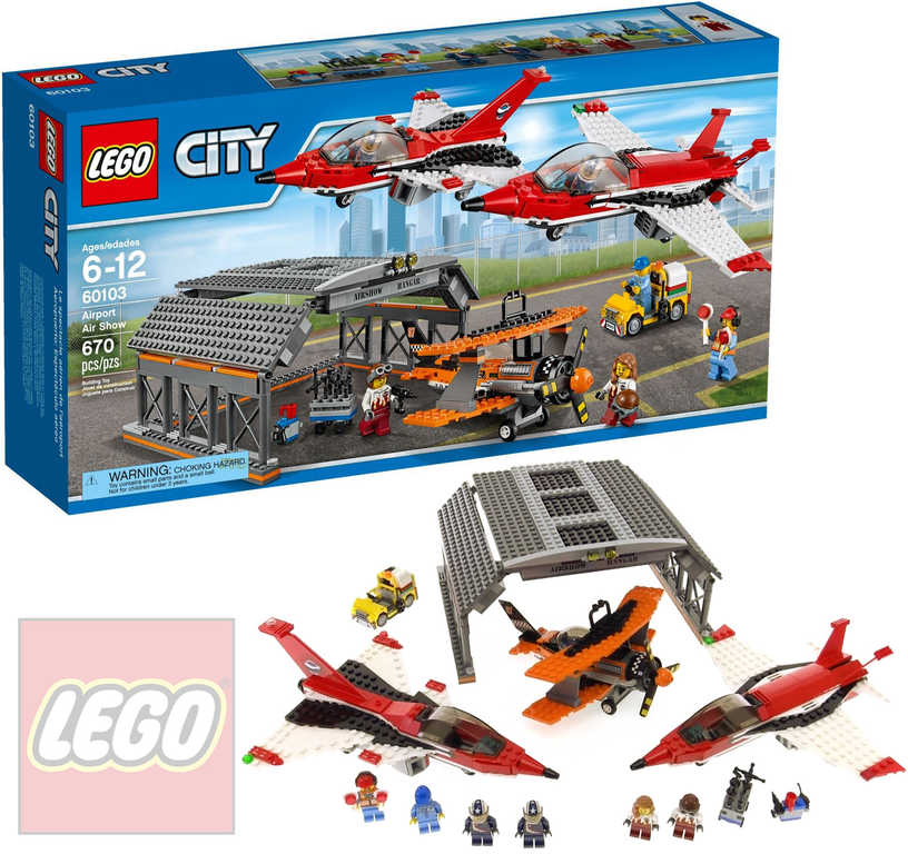 LEGO CITY Letiště - letecká show 60103 - Kliknutím zobrazíte detail obrázku.