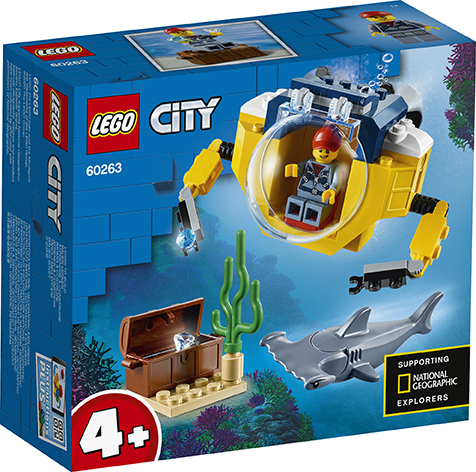 LEGO CITY  60263 Ocensk mini ponorka - Kliknutm zobrazte detail obrzku.