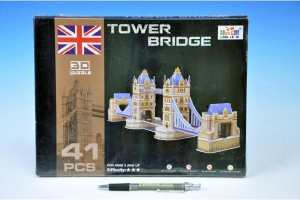 Skládanka 3D Puzzle Tower Bridge - Kliknutím zobrazíte detail obrázku.