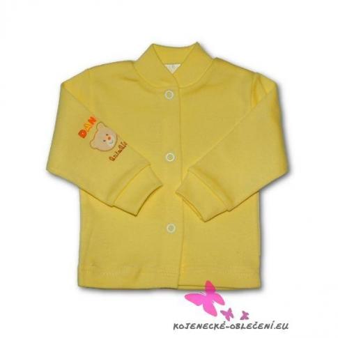 Kojenecký kabátek New Baby žlutý - Kliknutím zobrazíte detail obrázku.